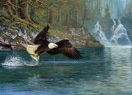 Cobble Hill Puzzle Fishing in Flight 1000 pieces - Jigsaw Puzzle