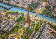 CHERRY PAZZI View of the Paris Eiffel Tower 1000 pieces - Jigsaw Puzzle