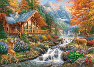 CHERRY PAZZI Peace high in the mountains 1000 pieces - Jigsaw Puzzle