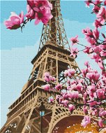 ASTRA Eiffelova věž, plátno na rámu 40 × 50 cm - Painting by Numbers