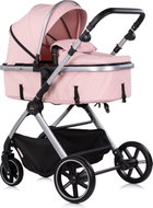 Chipolino Pearl 2-in-1 Combination Pushchair Powder Pink - Baby Buggy