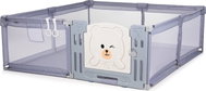 CHIPOLINO Dětská ohrádka s dveřmi Amico Grey - Baby Playpen