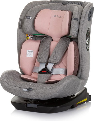 CHIPOLINO X Factor i-Size 40 - 150 cm Isofix 360 Flamingo - Car Seat - Main image