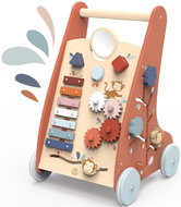 Speedy Monkey Wooden walker with activities - Baby Walker