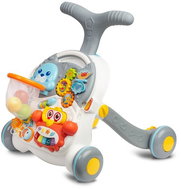 Toyz Dětské interaktivní chodítko, stoleček s příslušenstvím 2v1, růžové - Baby Walker