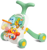 Toyz Dětské interaktivní chodítko, stoleček s příslušenstvím 2v1, zelené - Baby Walker