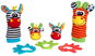 Playgro Dárkový set Chrastící ponožky a náramky Jungle Friends - Chrastítko