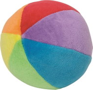 Goki Plyšový míček s chrastítkem - Baby Rattle
