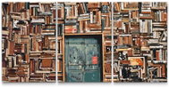 Painting Queens Malování podle čísel - Knihovna (sada 3 ks), 40 × 60 cm, bez rámu - Painting by Numbers