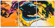 Painting Queens Malování podle čísel - Barevná textura 2 (sada 3 ks), 30 × 40 cm, bez rámu - Painting by Numbers