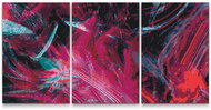 Painting Queens Malování podle čísel - Abstraktní pozadí (sada 3 ks), 80 × 120 cm, bez rámu - Painting by Numbers