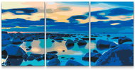 Painting Queens Malování podle čísel - Baltské moře 2 (sada 3 ks), 30 × 40 cm, na rámu - Painting by Numbers