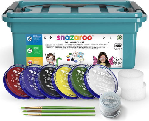 SNAZAROO Face painting set in box - Starter kit 14 pieces - Face Paint - Main image