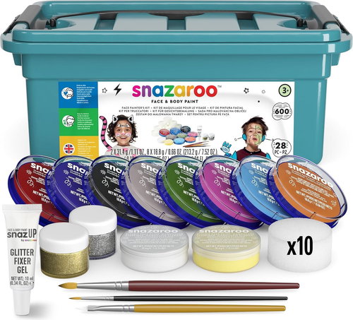 SNAZAROO Face painting set in box - Painter's kit II. 28 pieces - Face Paint - Main image