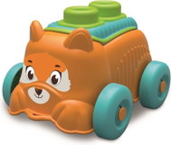 Clementoni Soft Clemmy Senzorické autíčko Liška se 4 kostkami - Kids’ Building Blocks