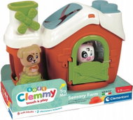 Clementoni Soft Clemmy Vkládací senzorická farma s 8 kostkami - Kids’ Building Blocks