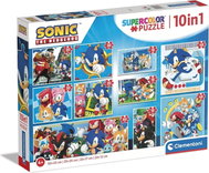 Clementoni Puzzle Sonic the Hedgehog 10-in-1 - Jigsaw Puzzle