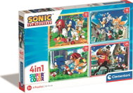 Clementoni Puzzle Sonic 4v1 (12+16+20+24 dílků) - Jigsaw Puzzle