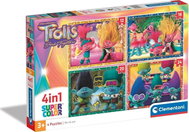 Clementoni Trolls 3 Puzzle, 4-in-1 (12+16+20+24 pieces) - Jigsaw Puzzle
