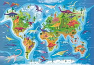 Clementoni Puzzle Dinosaur Map 180 pieces - Jigsaw Puzzle