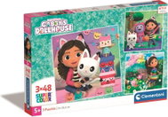 Clementoni Puzzle Gábinin kouzelný domek: Přátelství 3 × 48 dílků - Jigsaw Puzzle