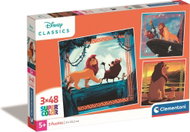 Clementoni Puzzle The Lion King 3 × 48 pieces - Jigsaw Puzzle