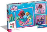 Clementoni Ariel Puzzle 3×48 Pieces - Jigsaw Puzzle