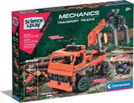 CLEMENTONI Science&Play Mechanická laboratoř Přepravní nákladní auta 10 v 1 - Experiment Kit