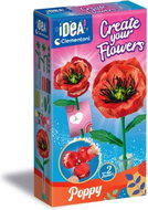 CLEMENTONI IDEA Květinová továrna: Vlčí mák - Creative Kit