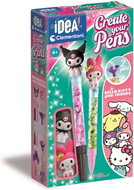 CLEMENTONI IDEA Kreativní sada pro výrobu per My Melody a Kuromi - Creative Kit