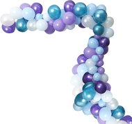 CMP EA10148 Balloon garland, 100 balloons, blue, purple - Garland