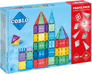 Coblo Magnetická stavebnice 100 dílů classic + 10 stříbrných dílů - Building Set