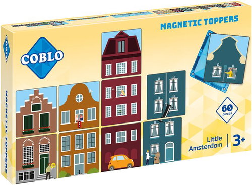 Coblo Magnetické městečko, 60 dílů - Building Set - Main image