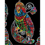 colourvelvet Velvet picture Parrot - Colouring Book