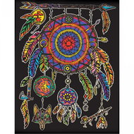Colorvelvet Sametový obrázek Lapač snů  - Colouring Book