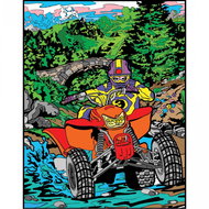 colourvelvet Velvet Picture Quad - Colouring Book