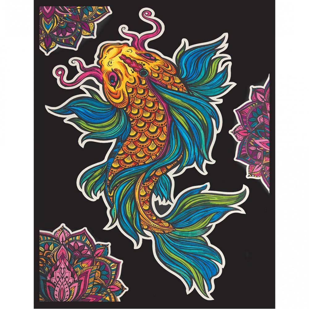 Colorvelvet Bársony kép - Koi ponty