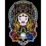 colourvelvet Velvet picture Indian - Colouring Book