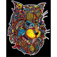colourvelvet Velvet picture of a Lynx - Colouring Book