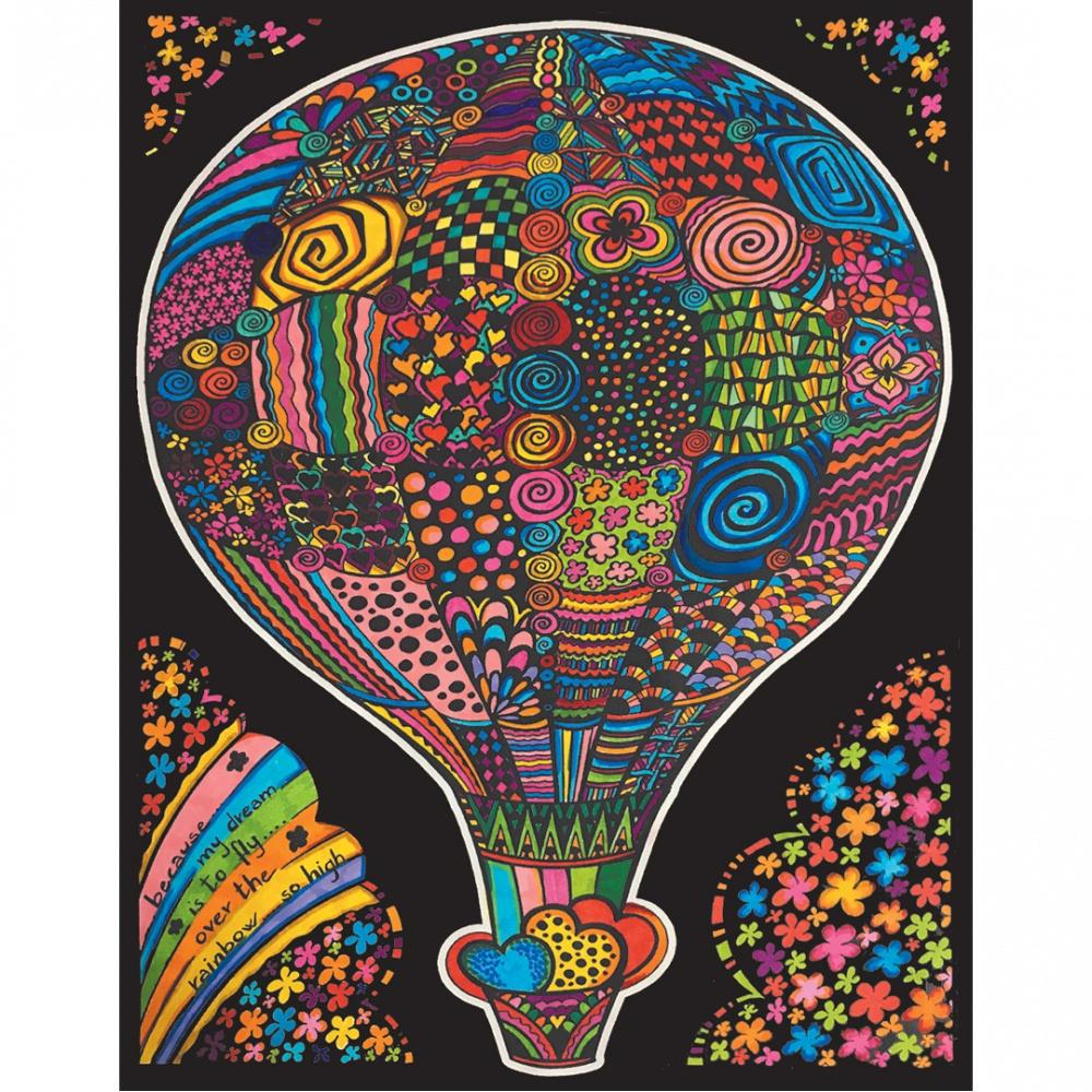 Colorvelvet Bársony kép - Hőlégballon