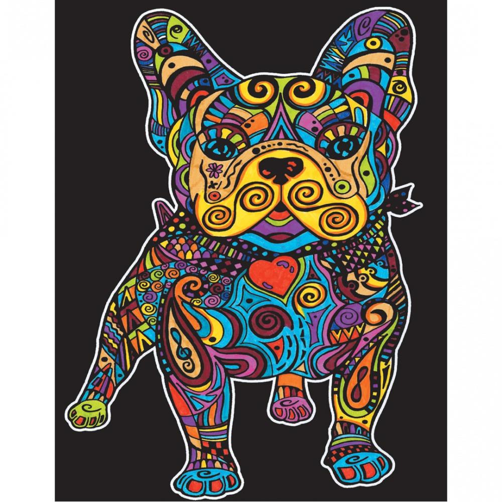 Colorvelvet Bársony kép - Francia buldog