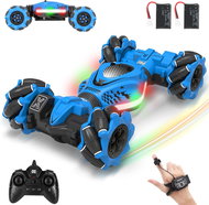 Fosgoit RC Twist car 4WD 360° s LED a hudbou - RC auto