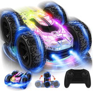 Mieryd RC stunt car 4WD with LED, 180° flip - Remote Control Car