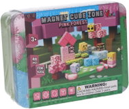Wiky Magnet Cube Zone Pink Forest 48 Pieces - Building Set
