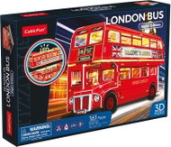 CubicFun Noční edice LED: Londýnský autobus 161 dílků - 3D Puzzle