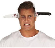 Guirca Headband bloody knife, Halloween, 35cm - Costume Accessory