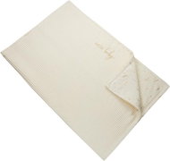 Deka béžová/zlaté lístky - Přikrývka