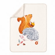 KIKKO Dětská španělská deka Xkko Lux 75 × 100, Squirrel - Blanket