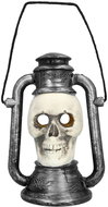 Boland LED lantern, skull motif - Decoration
