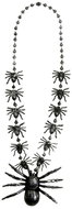 Widmann Witch necklace with spiders - Costume Accessory